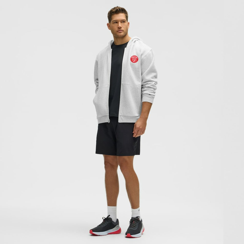 New Jersey Devils lululemon Steady State Full-Zip Hoodie - Heathered Core Ultra Light Grey Jerseys