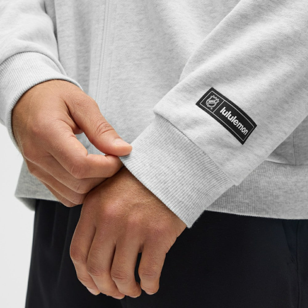 New Jersey Devils lululemon Steady State Full-Zip Hoodie - Heathered Core Ultra Light Grey Jerseys