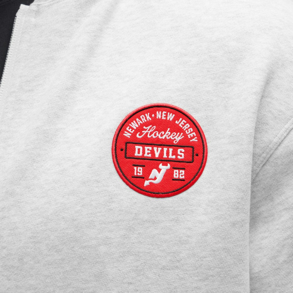 New Jersey Devils lululemon Steady State Full-Zip Hoodie - Heathered Core Ultra Light Grey Jerseys