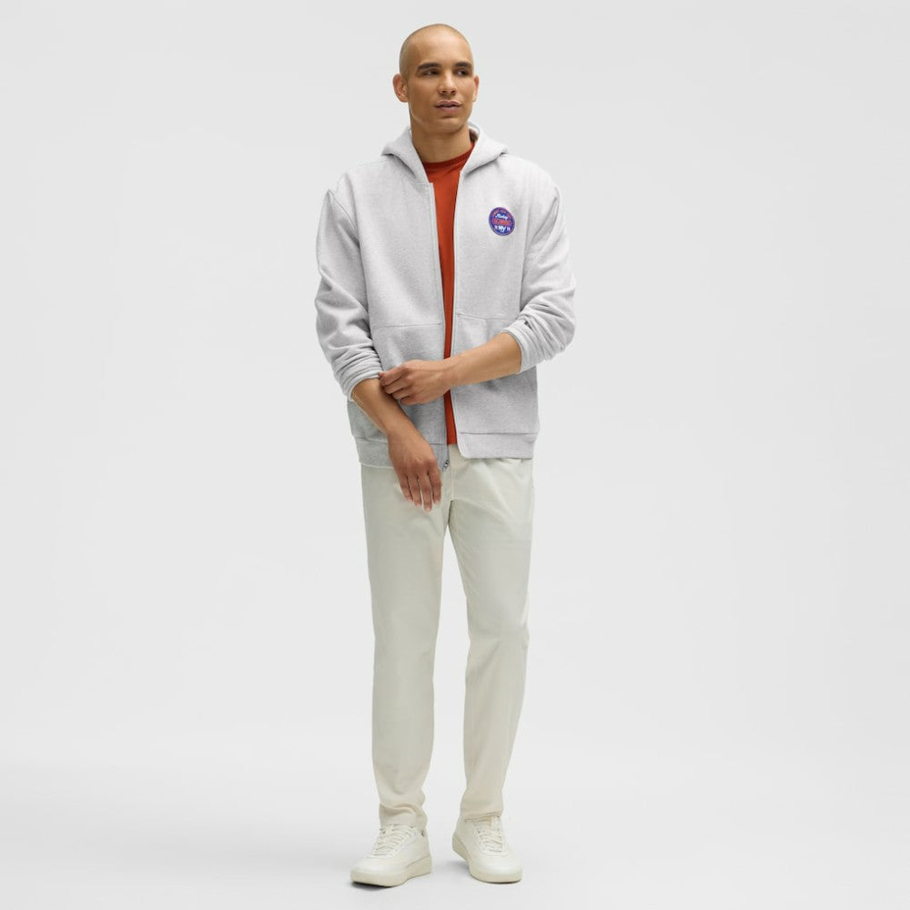 New York Islanders lululemon Steady State Full-Zip Hoodie - Heathered Core Ultra Light Grey Hoodies