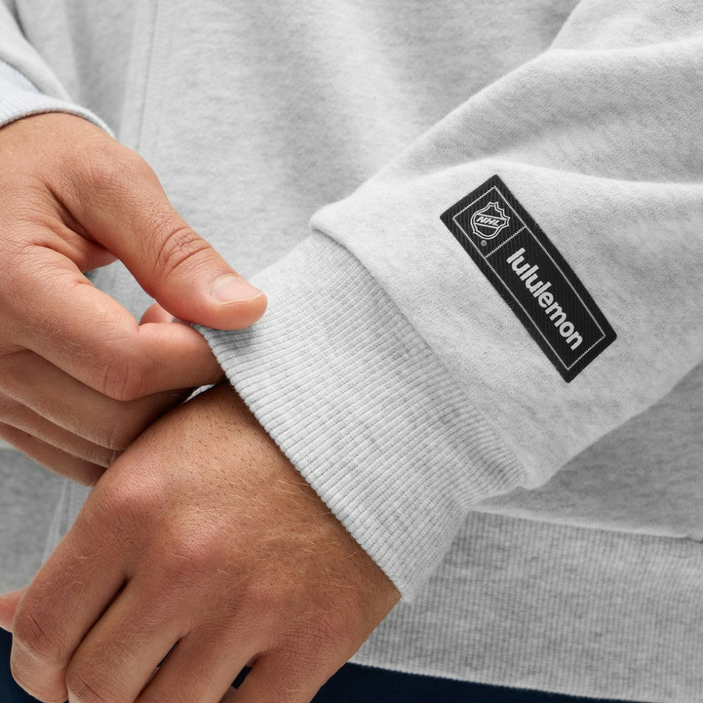 New York Rangers lululemon Steady State Full-Zip Hoodie - Heathered Core Ultra Light Grey Hoodies