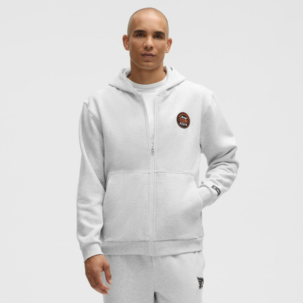 Philadelphia Flyers lululemon Steady State Full-Zip Hoodie - Heathered Core Ultra Light Grey Hoodies