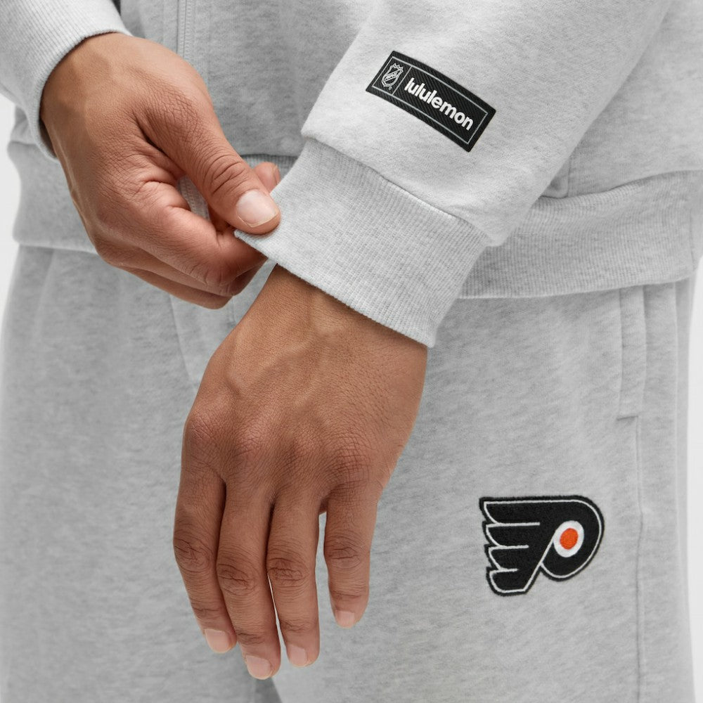Philadelphia Flyers lululemon Steady State Full-Zip Hoodie - Heathered Core Ultra Light Grey Hoodies