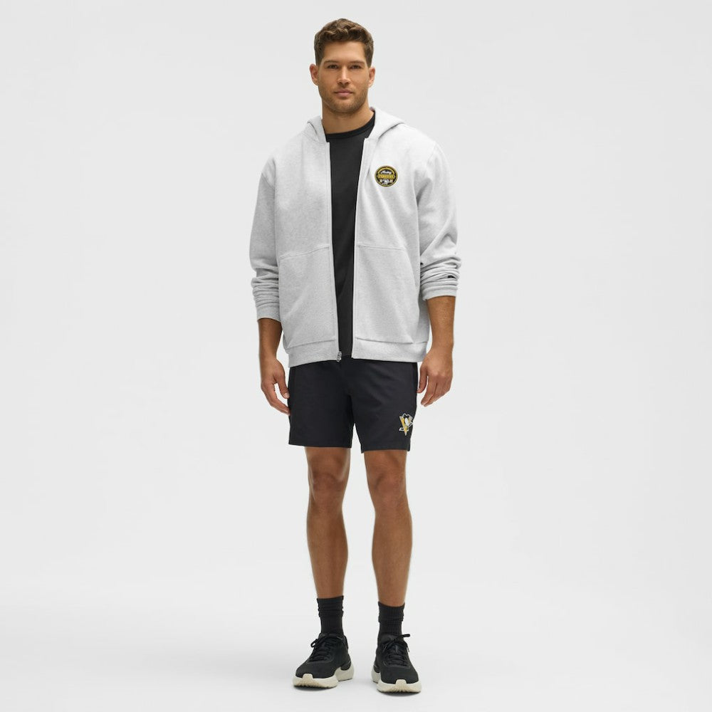 Pittsburgh Penguins lululemon Steady State Full-Zip Hoodie - Heathered Core Ultra Light Grey Hoodies