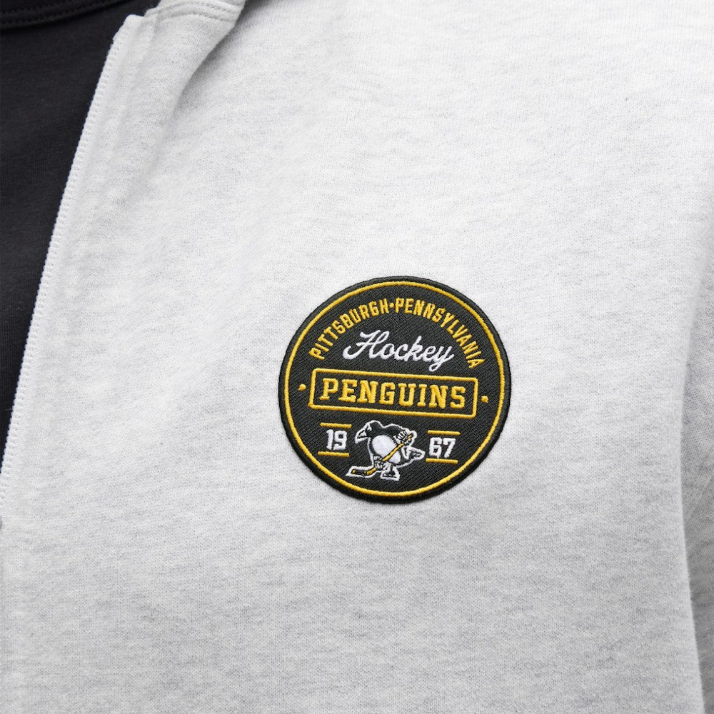 Pittsburgh Penguins lululemon Steady State Full-Zip Hoodie - Heathered Core Ultra Light Grey Hoodies