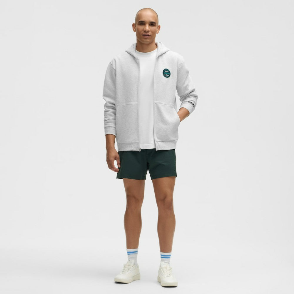 San Jose Sharks lululemon Steady State Full-Zip Hoodie - Heathered Core Ultra Light Grey Hoodies