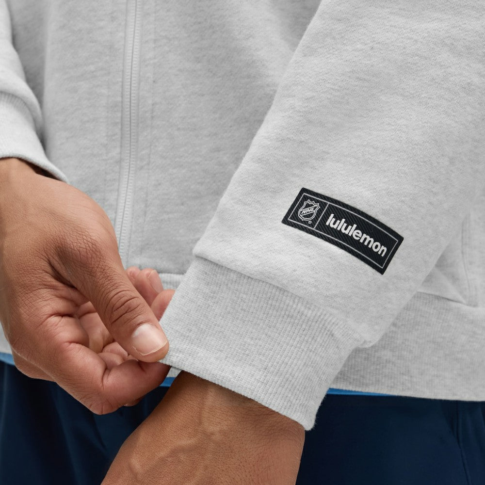 Seattle Kraken lululemon Steady State Full-Zip Hoodie - Heathered Core Ultra Light Grey Hoodies
