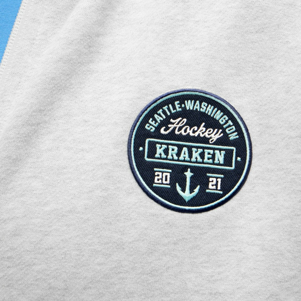Seattle Kraken lululemon Steady State Full-Zip Hoodie - Heathered Core Ultra Light Grey Hoodies