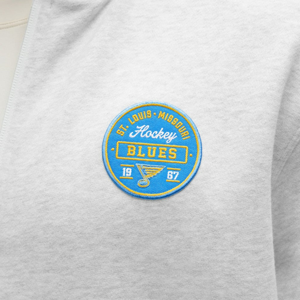 St. Louis Blues lululemon Steady State Full-Zip Hoodie - Heathered Core Ultra Light Grey Hoodies