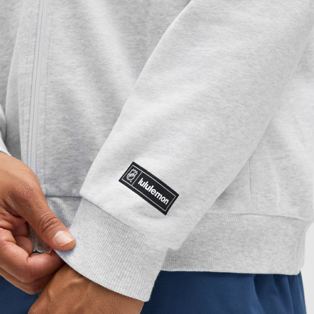 Tampa Bay Lightning lululemon Steady State Full-Zip Hoodie - Heathered Core Ultra Light Grey Hoodies