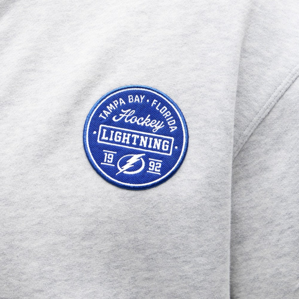 Tampa Bay Lightning lululemon Steady State Full-Zip Hoodie - Heathered Core Ultra Light Grey Hoodies