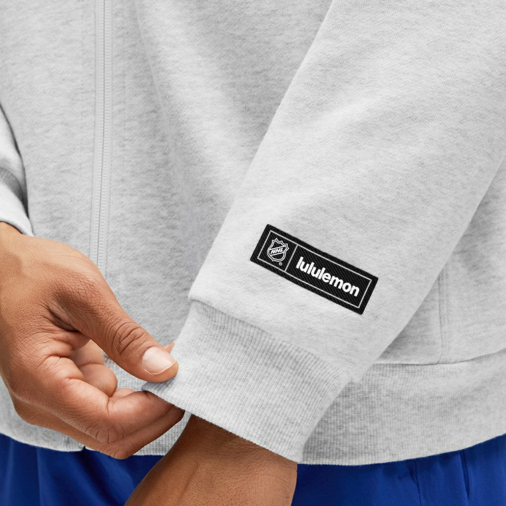 Toronto Maple Leafs lululemon Steady State Full-Zip Hoodie - Heathered Core Ultra Light Grey Hoodies