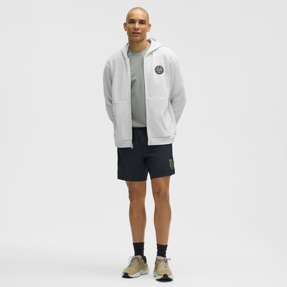 Vegas Golden Knights lululemon Steady State Full-Zip Hoodie - Heathered Core Ultra Light Grey Hoodies
