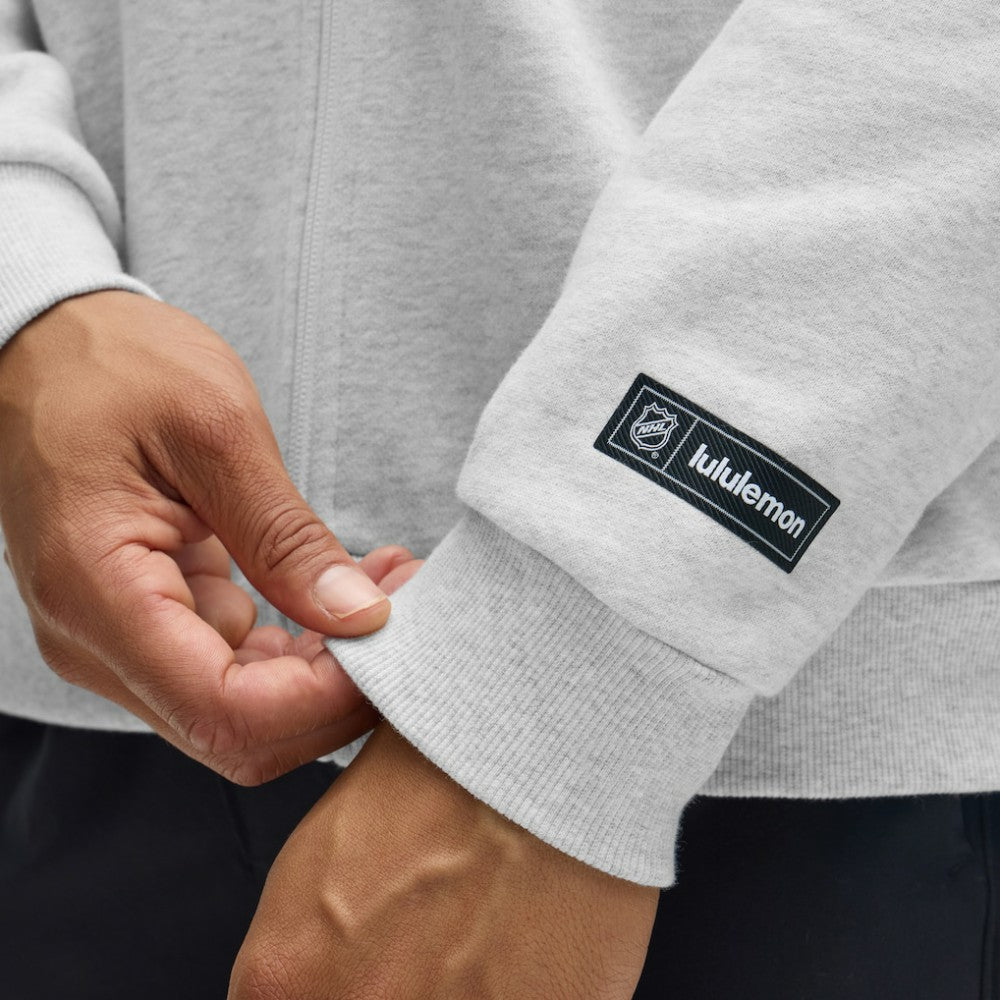 Vegas Golden Knights lululemon Steady State Full-Zip Hoodie - Heathered Core Ultra Light Grey Hoodies