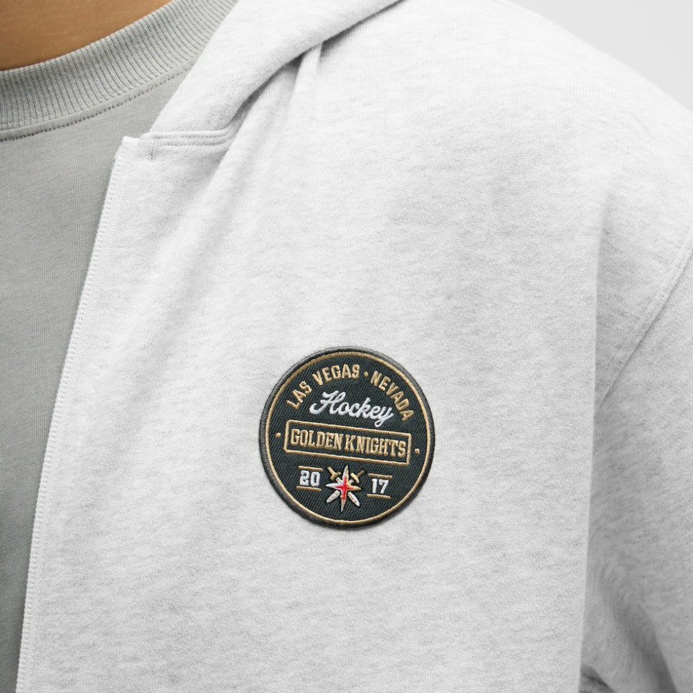 Vegas Golden Knights lululemon Steady State Full-Zip Hoodie - Heathered Core Ultra Light Grey Hoodies