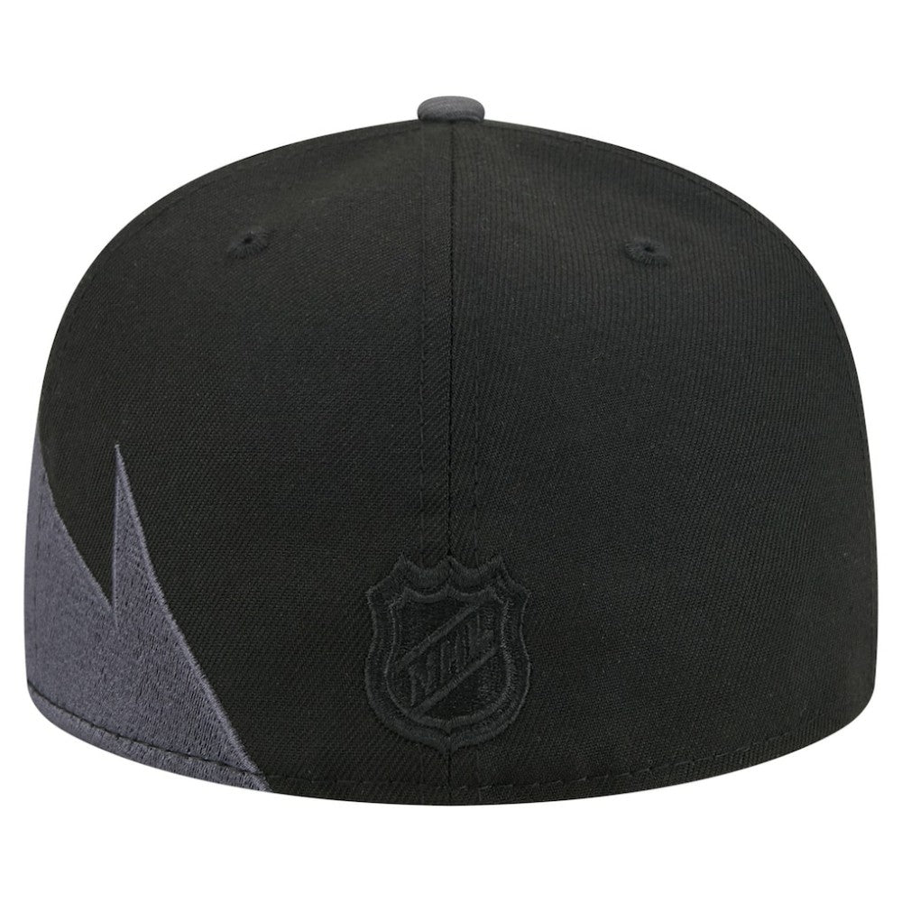 Detroit Red Wings New Era Spikes 59FIFTY Fitted Hat - Black Hats