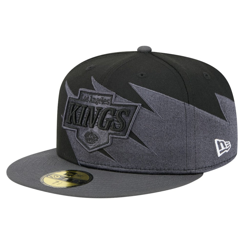 Los Angeles Kings New Era Spikes 59FIFTY Fitted Hat - Black Hats