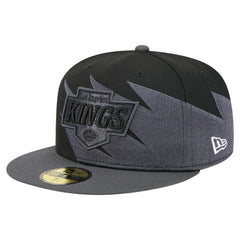 Los Angeles Kings New Era Spikes 59FIFTY Fitted Hat - Black Hats
