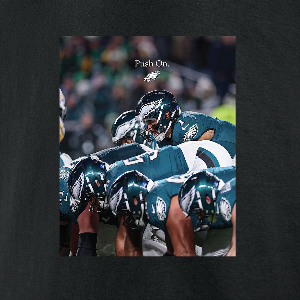 Philadelphia Eagles Push On T-Shirt - Black online