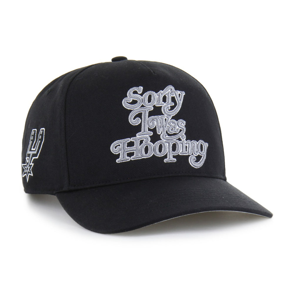 San Antonio Spurs Brand Seen by '47 Sorry I Was Hooping Hitch Adjustable Hat - Black online