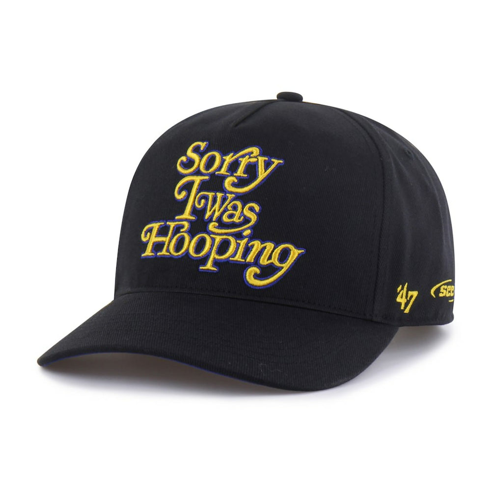 Golden State Warriors Brand Seen by '47 Sorry I Was Hooping Hitch Adjustable Hat sale - Black online