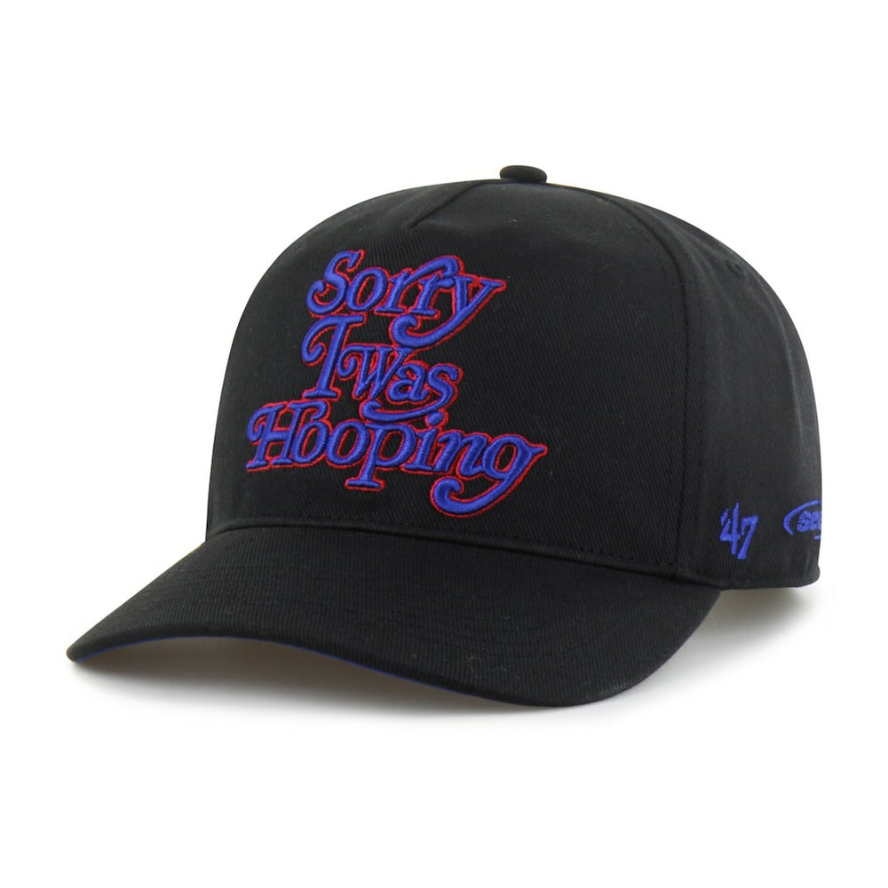 Philadelphia 76ers Brand Seen by '47 Sorry I Was Hooping Hitch Adjustable Hat - Black sale