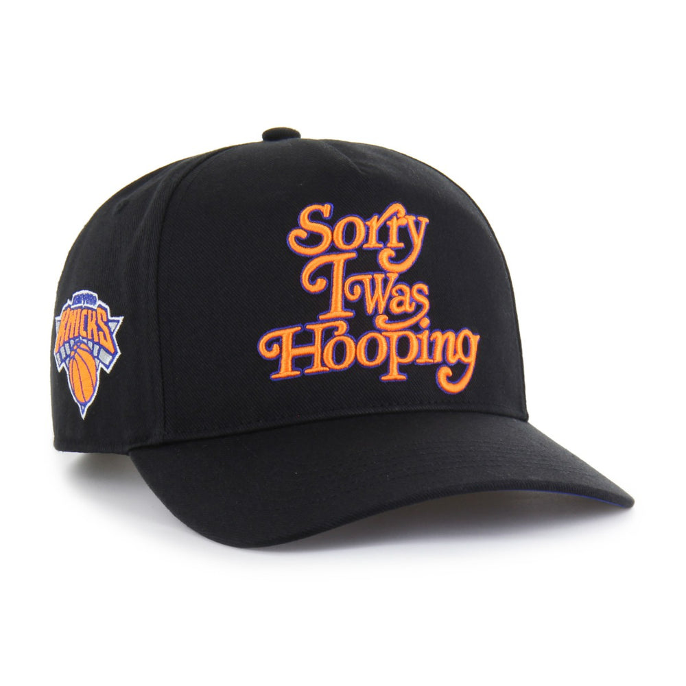 New York Knicks Brand Seen by '47 Sorry I Was Hooping Hitch Adjustable Hat - Black shop
