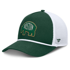 Boston Bruins Fanatics Bermuda A-Frame Adjustable Hat - Green/White Hats