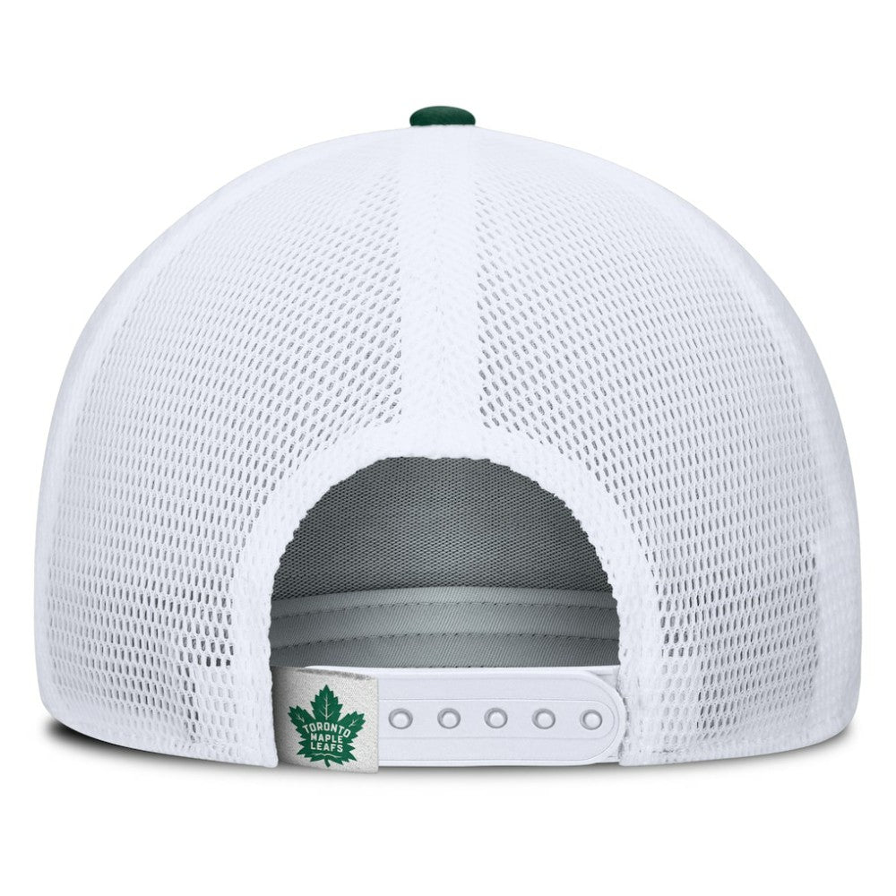 Toronto Maple Leafs Fanatics Bermuda A-Frame Adjustable Hat - Green/White Hats