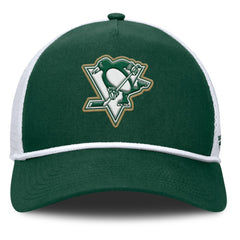Pittsburgh Penguins Fanatics Bermuda A-Frame Adjustable Hat - Green/White Hats