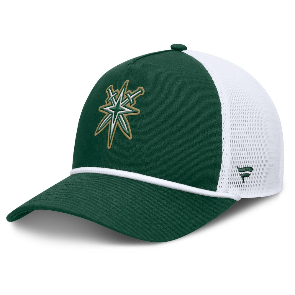 Vegas Golden Knights Fanatics Bermuda A-Frame Adjustable Hat - Green/White Hats