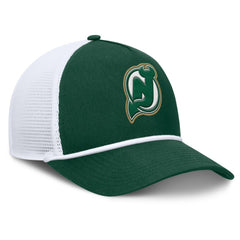 New Jersey Devils Fanatics Bermuda A-Frame Adjustable Hat - Green/White Jerseys
