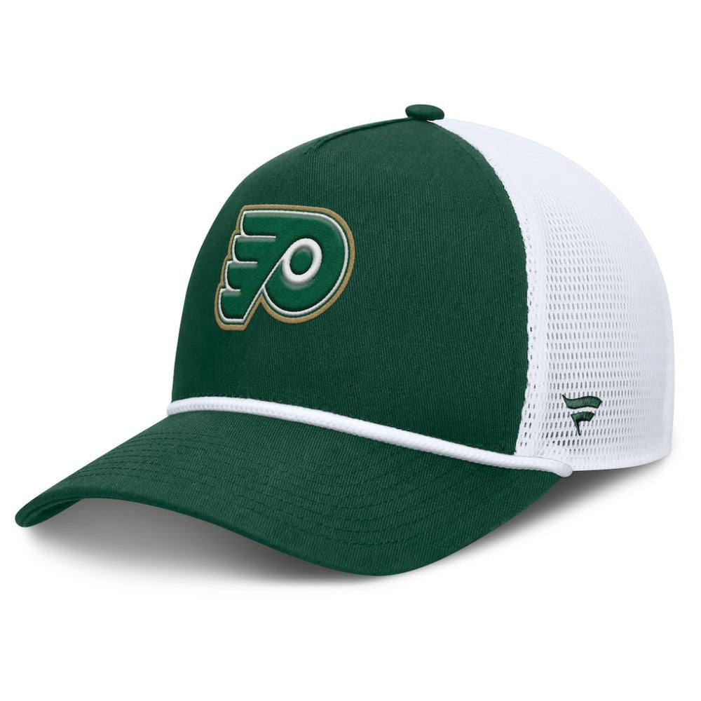Philadelphia Flyers Fanatics Bermuda A-Frame Adjustable Hat - Green/White Hats