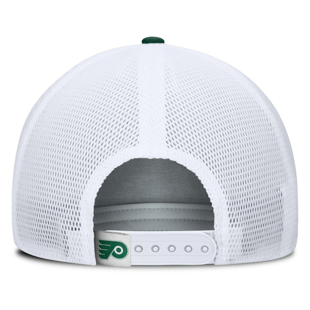 Philadelphia Flyers Fanatics Bermuda A-Frame Adjustable Hat - Green/White Hats