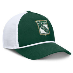 New York Rangers Fanatics Bermuda A-Frame Adjustable Hat - Green/White Hats