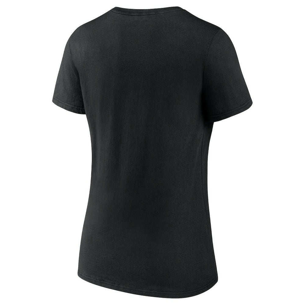 Philadelphia Eagles Women's Push On V-Neck T-Shirt - Black for sale
