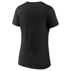 Philadelphia Eagles Women's Push On V-Neck T-Shirt - Black for sale
