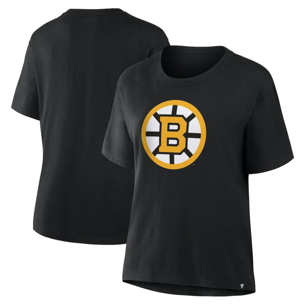 Boston Bruins Fanatics Women's Primary Logo Legacy T-Shirt - Black T-shirts