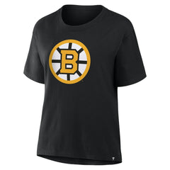 Boston Bruins Fanatics Women's Primary Logo Legacy T-Shirt - Black T-shirts