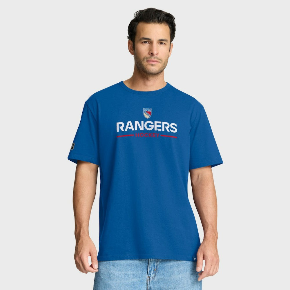 New York Rangers Fanatics Centennial T-Shirt - Blue T-shirts