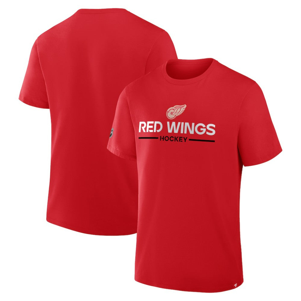 Detroit Red Wings Fanatics Centennial T-Shirt - Red T-shirts