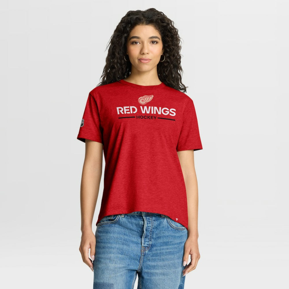 Detroit Red Wings Fanatics Women's Centennial T-Shirt - Red T-shirts