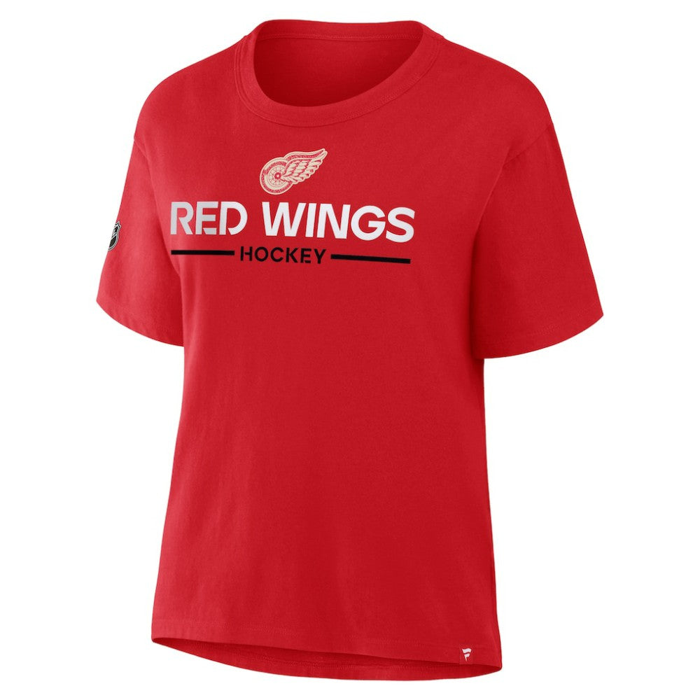 Detroit Red Wings Fanatics Women's Centennial T-Shirt - Red T-shirts