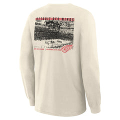 Detroit Red Wings Fanatics Centennial Legacy Long Sleeve T-Shirt - Beige T-shirts