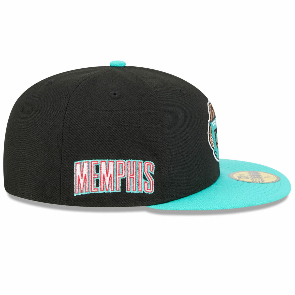 Memphis Grizzlies 2025/26 Classic Edition Jersey Hook 59FIFTY Fitted Hat - Black/Turquoise for sale