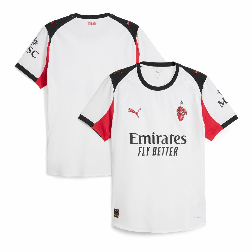 AC Milan 2025/26 Away Jersey - White cheap