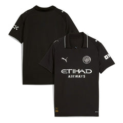 Manchester City Youth 2025/26 Away Replica Jersey - Black for sale