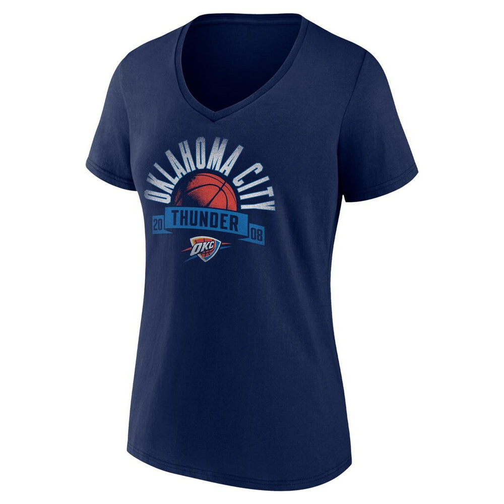 Oklahoma City Thunder Women's '90s Graphic V-Neck T-Shirt - Navy outlet
