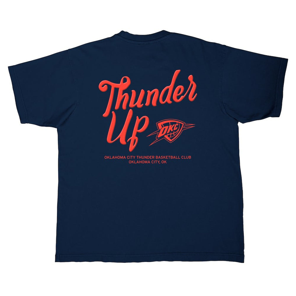 Oklahoma City Thunder Stadium Essentials Unisex Thunder Up Urban T-Shirt - Navy for sale
