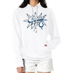 Indianapolis Colts Starter Women's Drive-In Sign Pullover Hoodie - White on sale